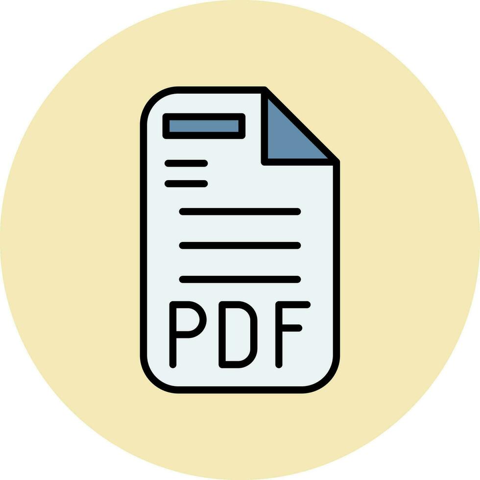 Pdf Vector Icon