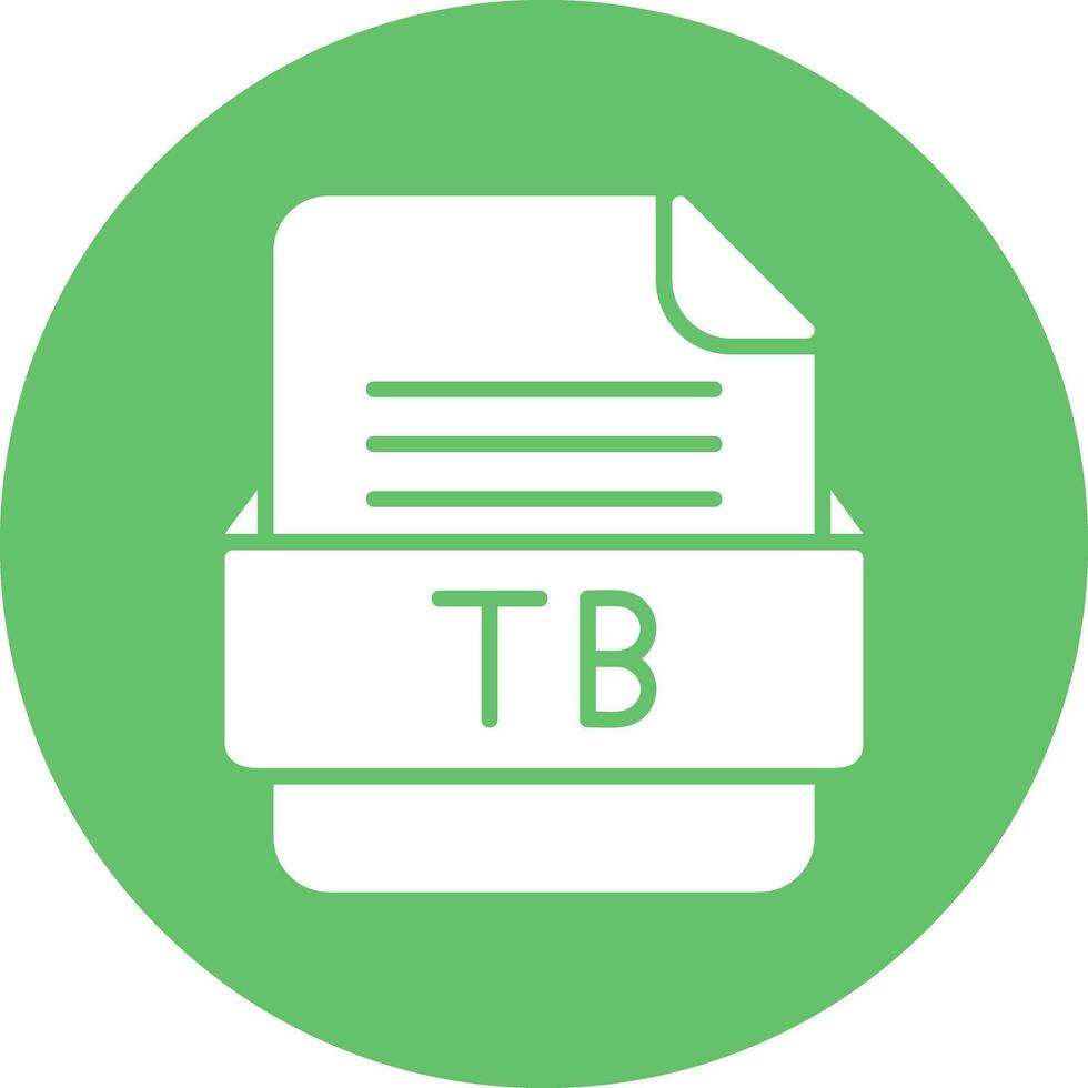 TB File Format Vector Icon