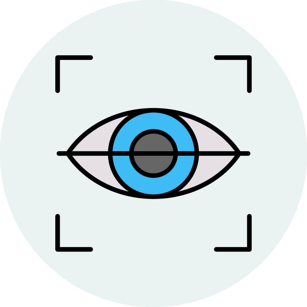 Eye Scan Vector Icon