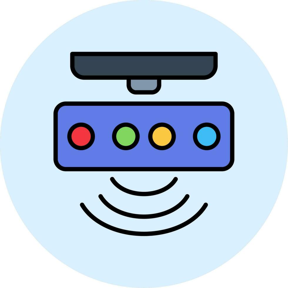 Motion Sensor Vector Icon