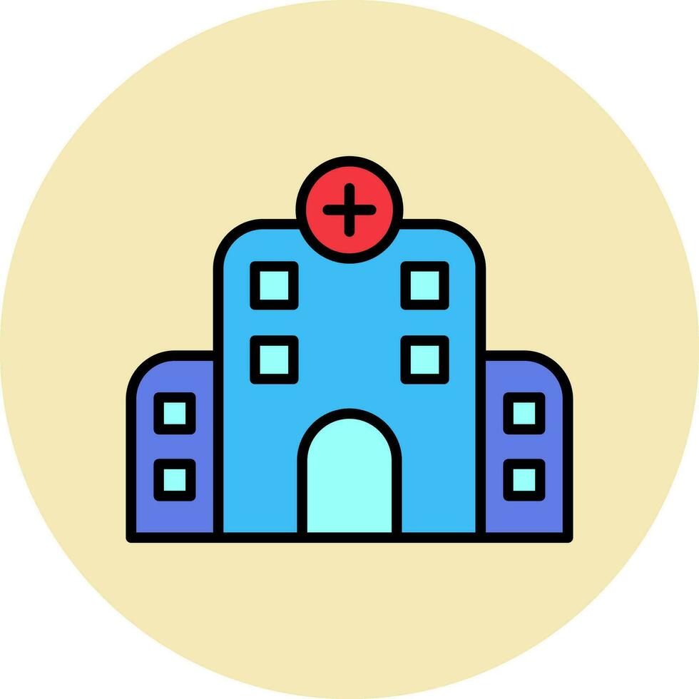 icono de vector de hospital