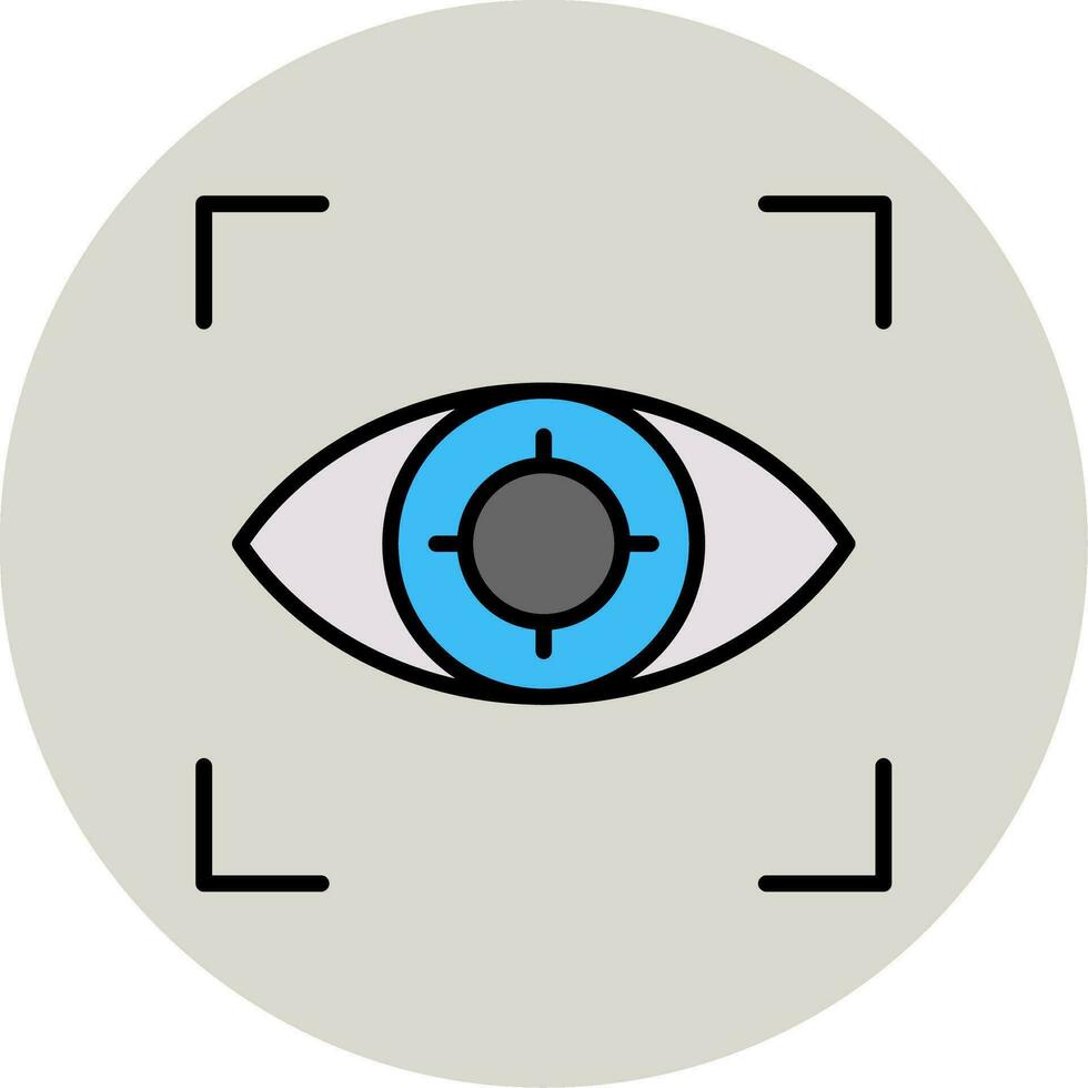 Eye Tracking Vector Icon