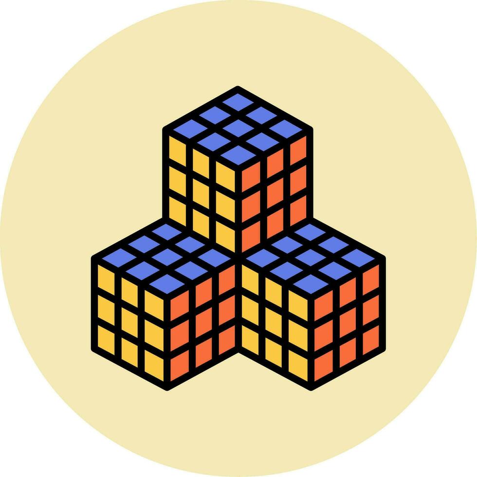 Cubes Vector Icon