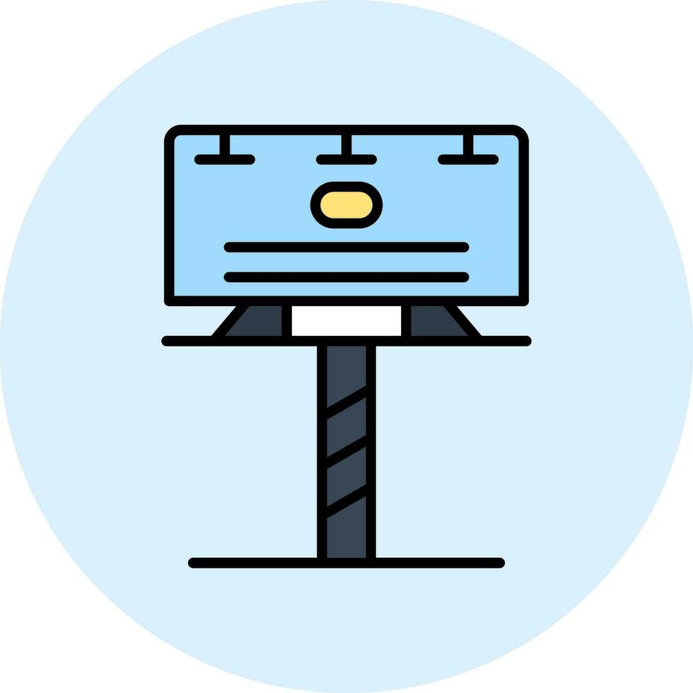 Billboard Vector Icon