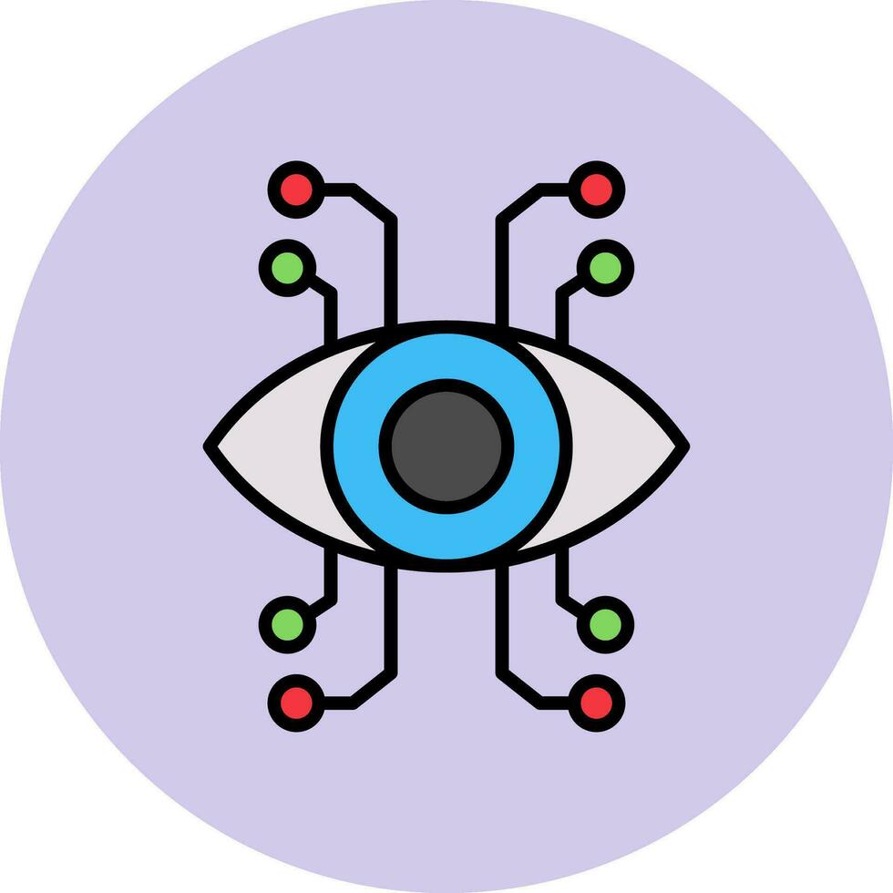 Bionic Eye Vector Icon
