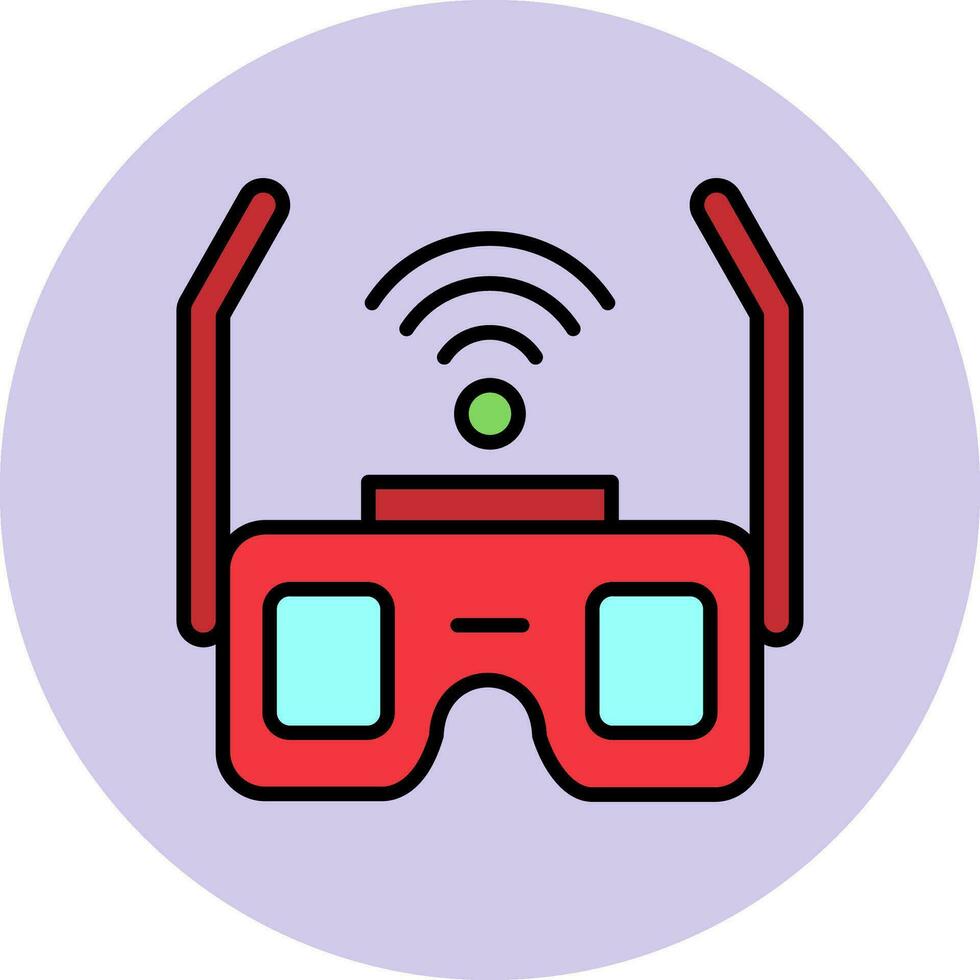 Smart Glasses Vector Icon