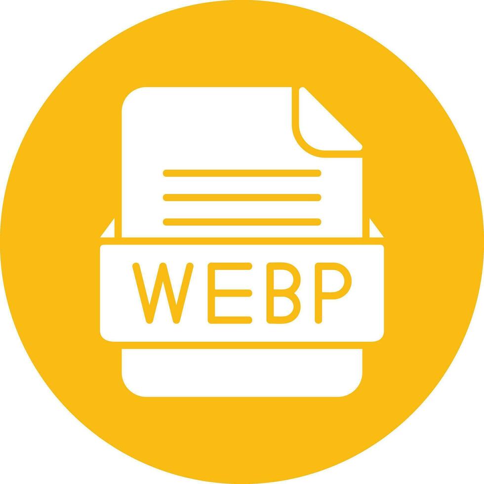 webp archivo formato vector icono