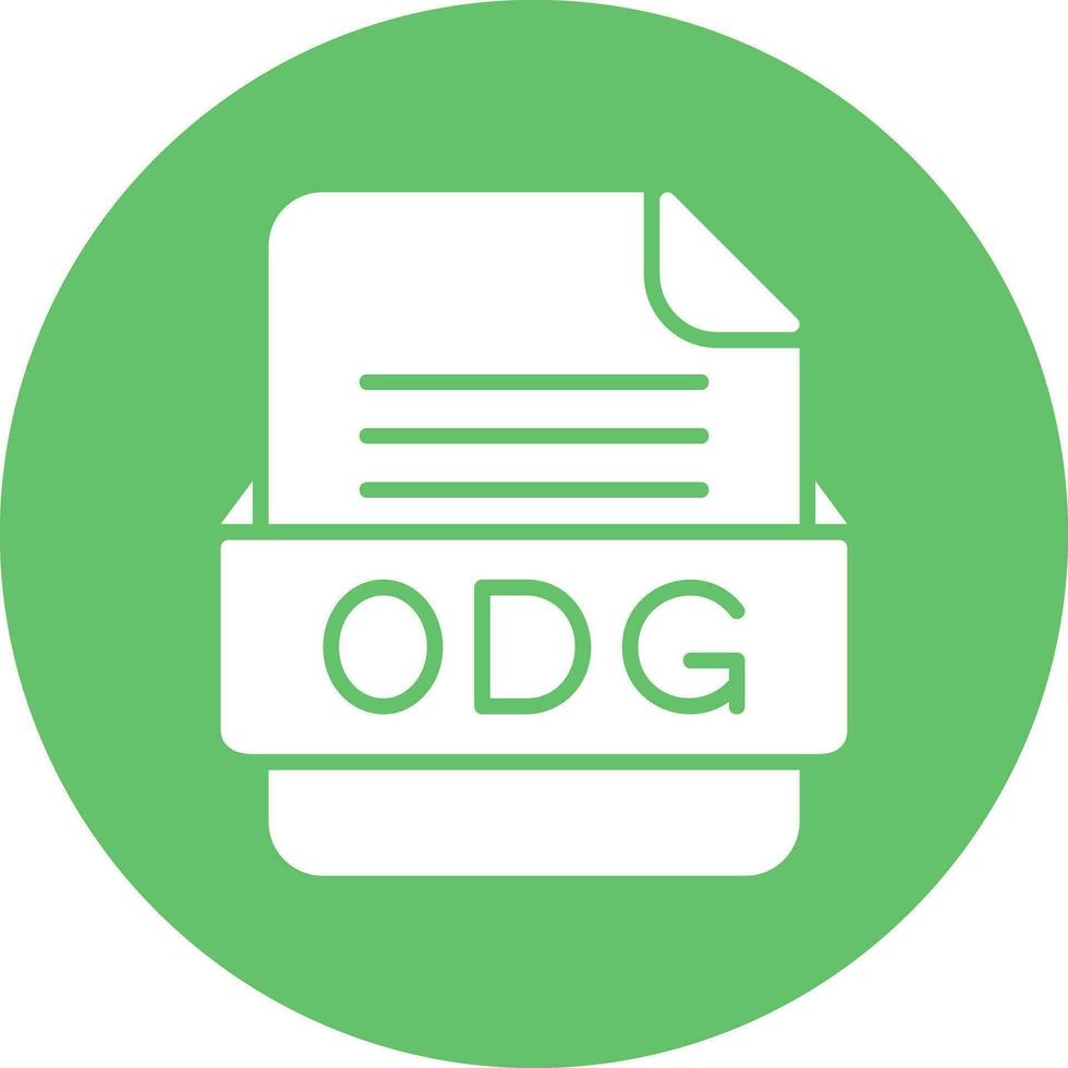 ODG File Format Vector Icon