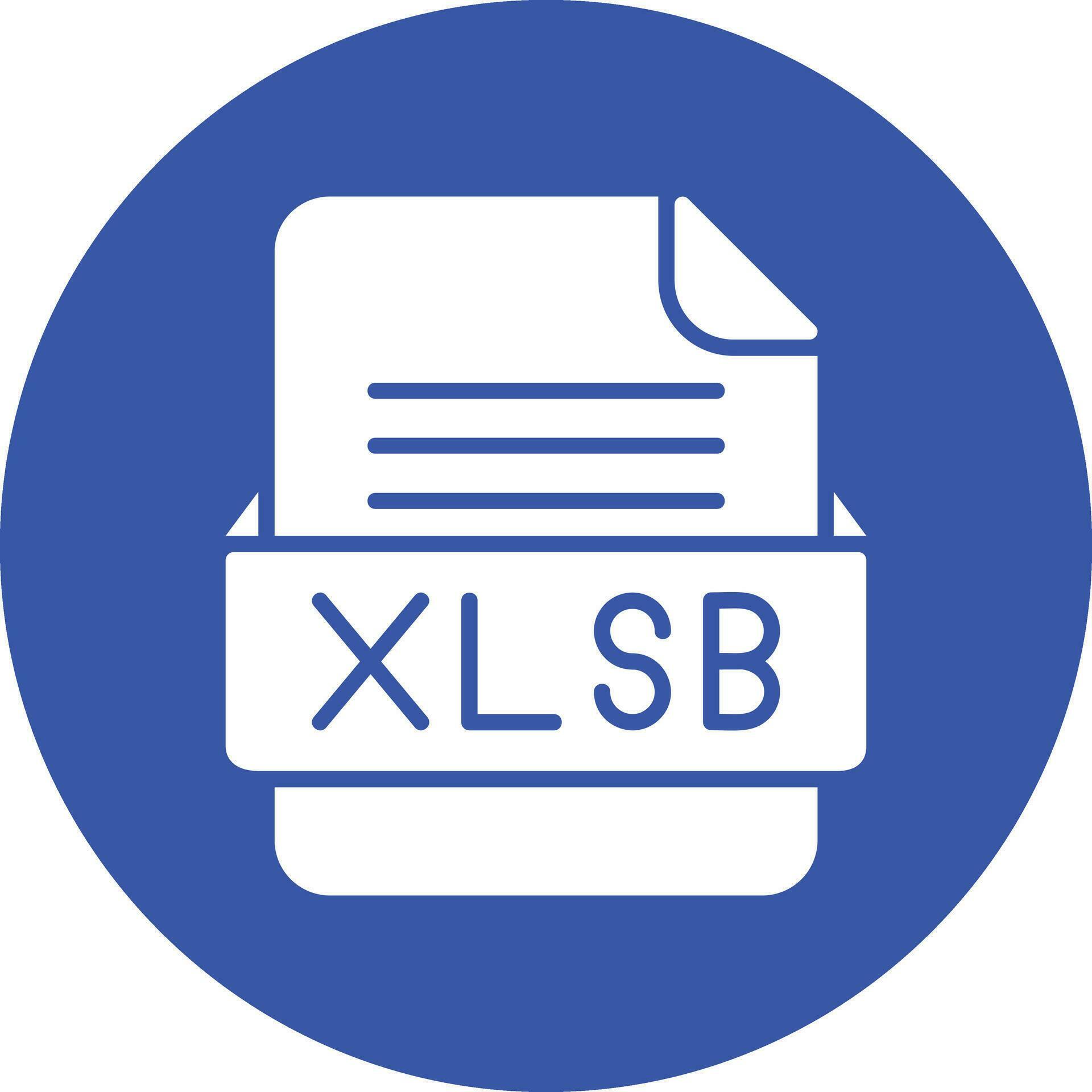 Xlsb file format vector icon 32530148 vector art at vecteezy