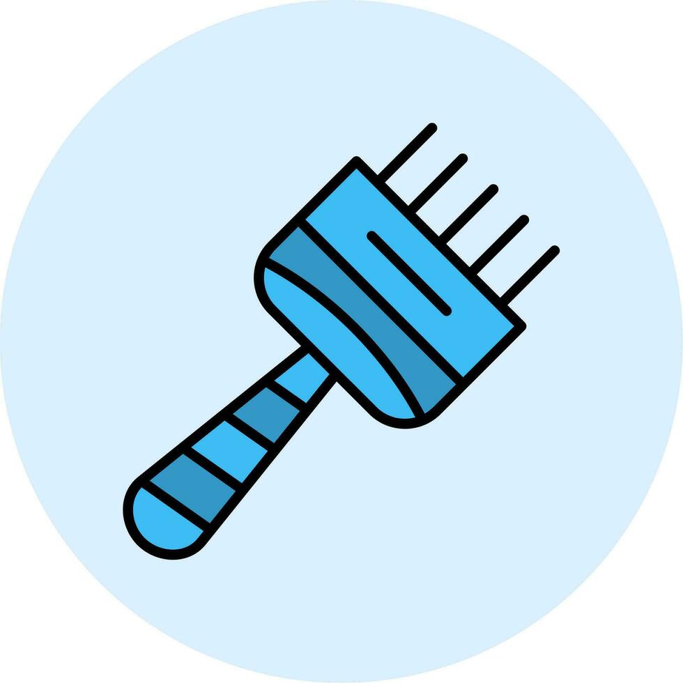 Hair Dye Brush Vector Icon
