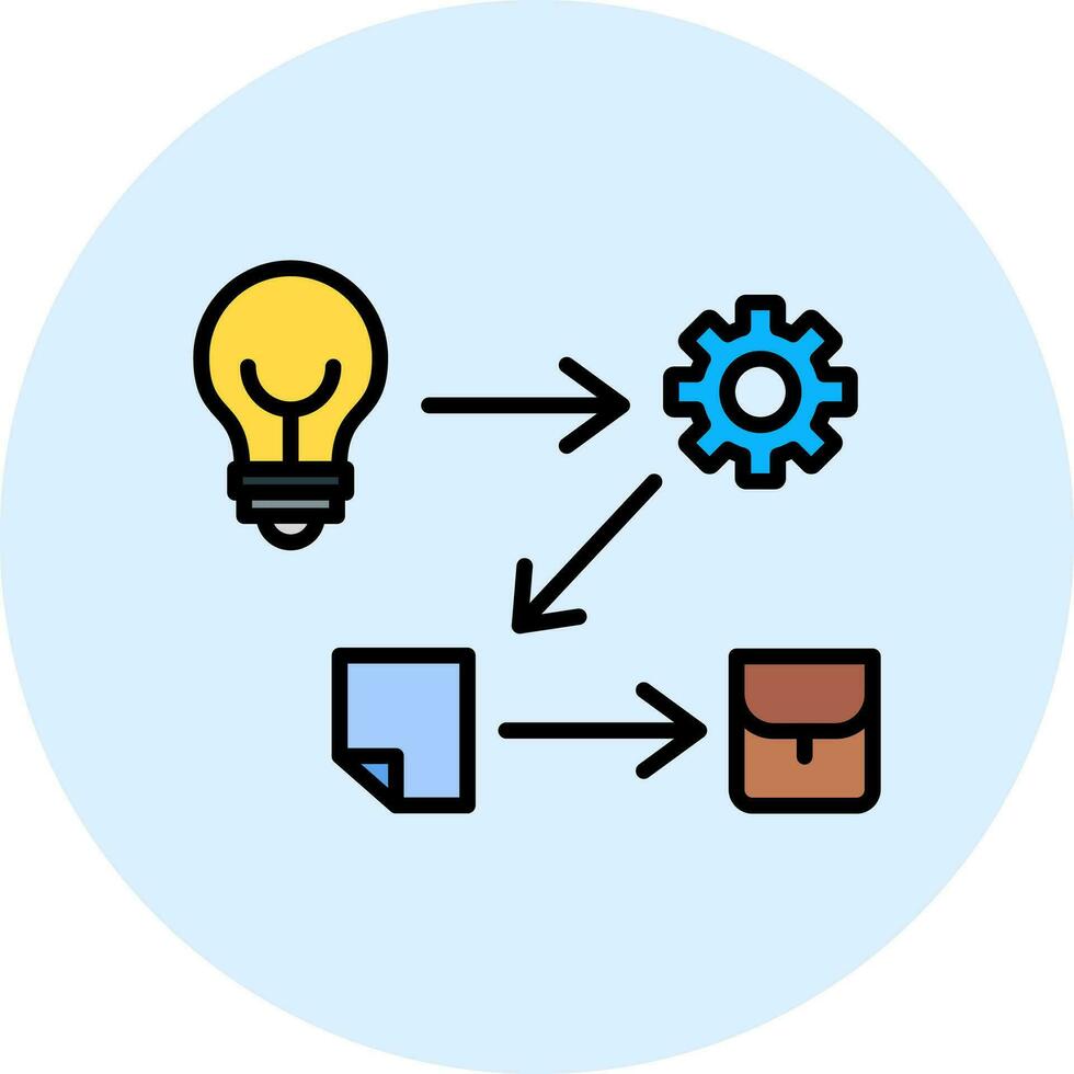 Process Vector Icon