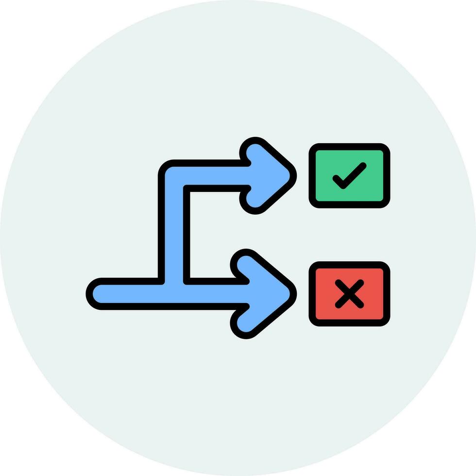 Bifurcation Vector Icon