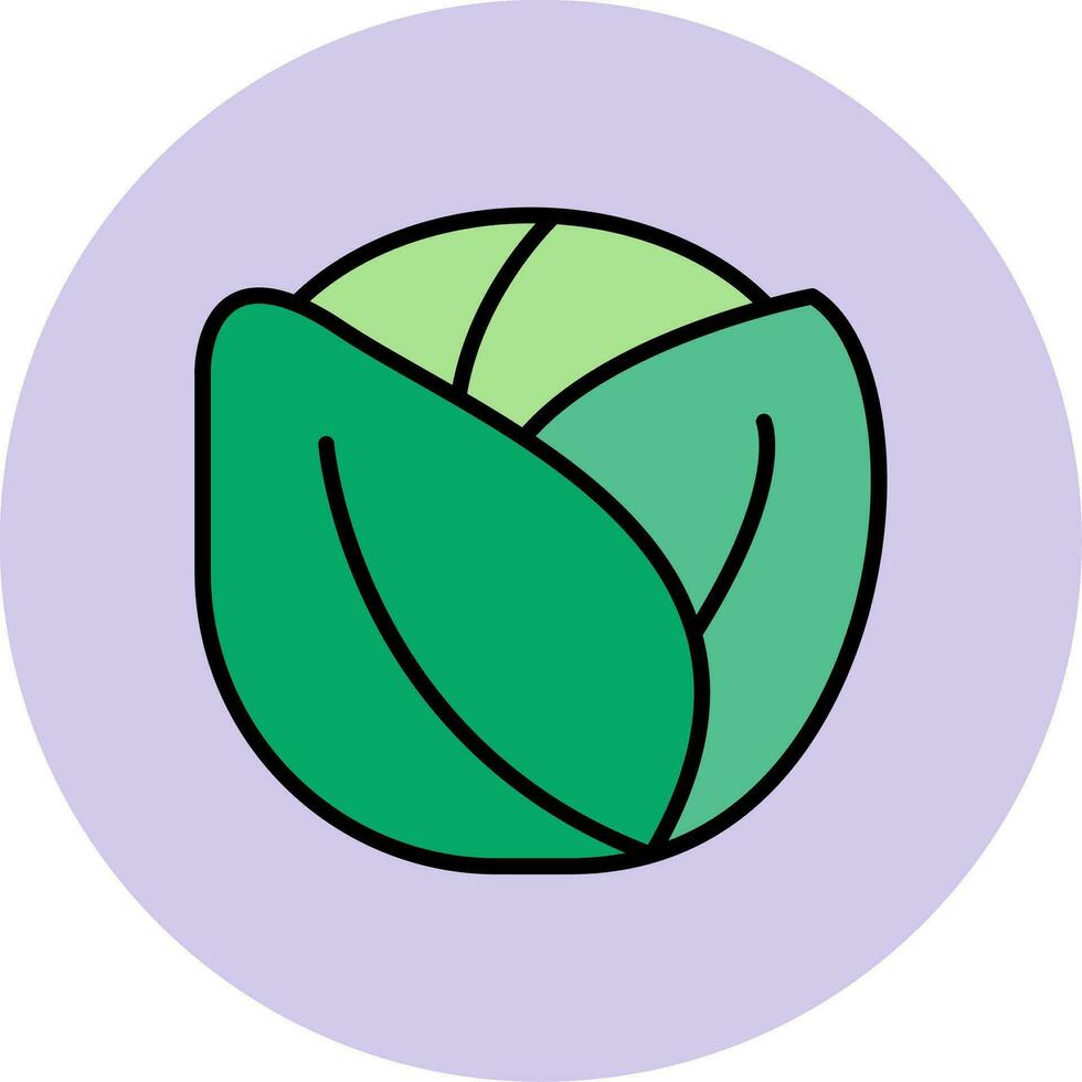 Brussels Sprouts Vector Icon