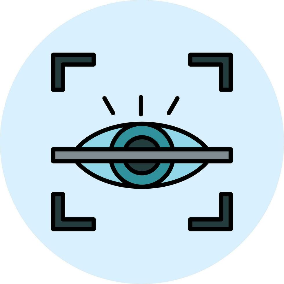 icono de vector de ojo