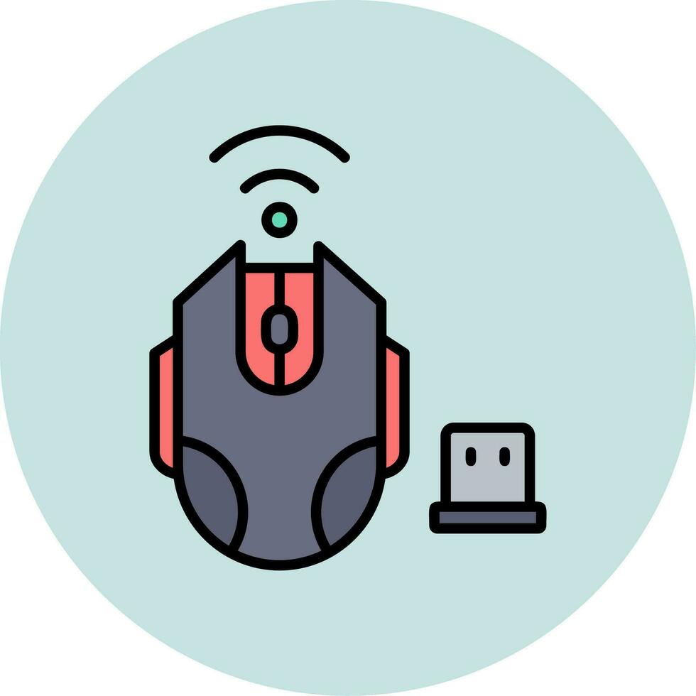 Wireless Mouse Vector Icon