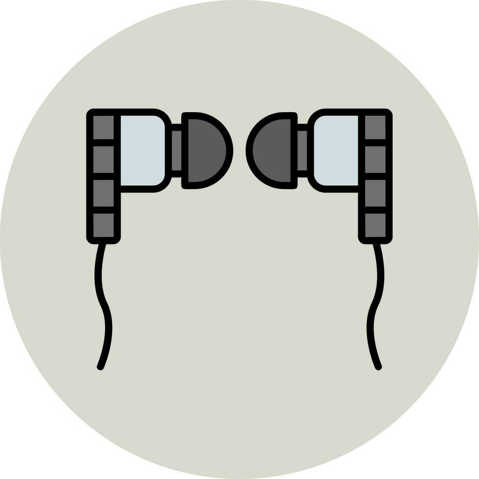 Earphones Vector Icon