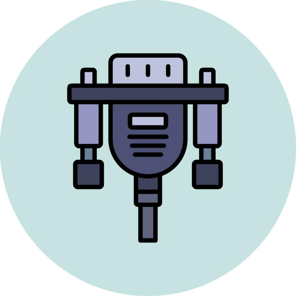 Vga Cable Vector Icon