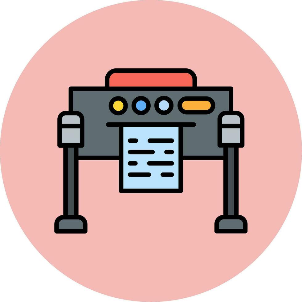 Plotter Vector Icon