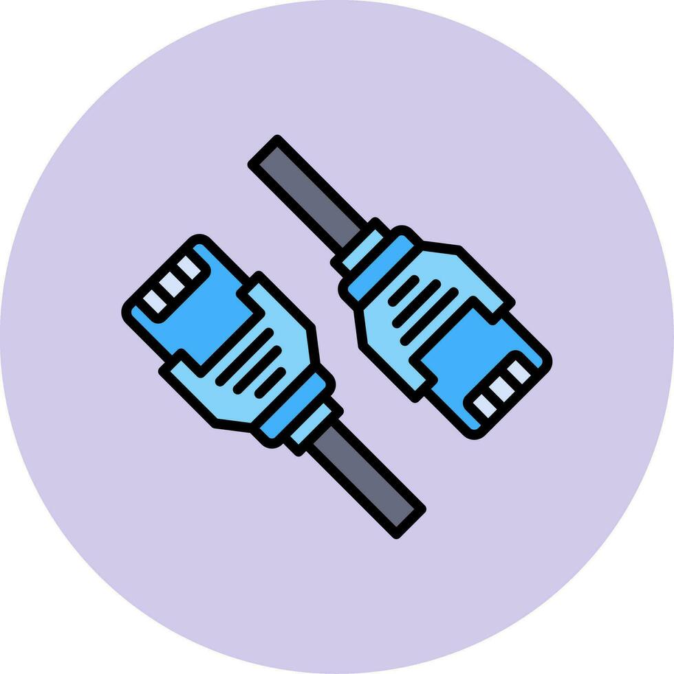 Network Cable Vector Icon