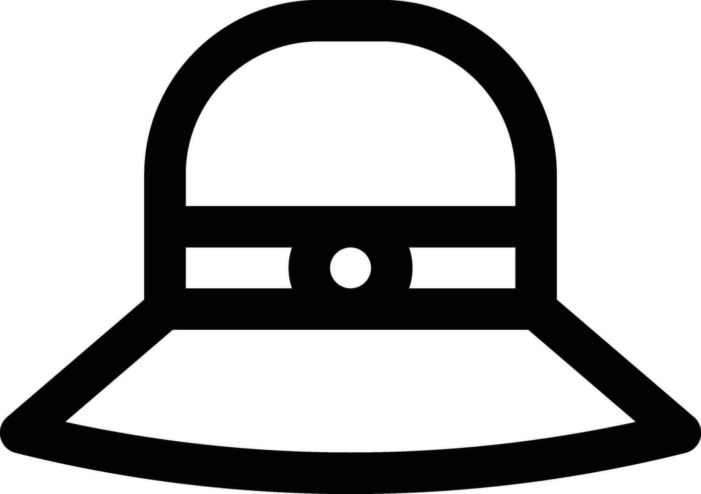 icono de vector de sombrero