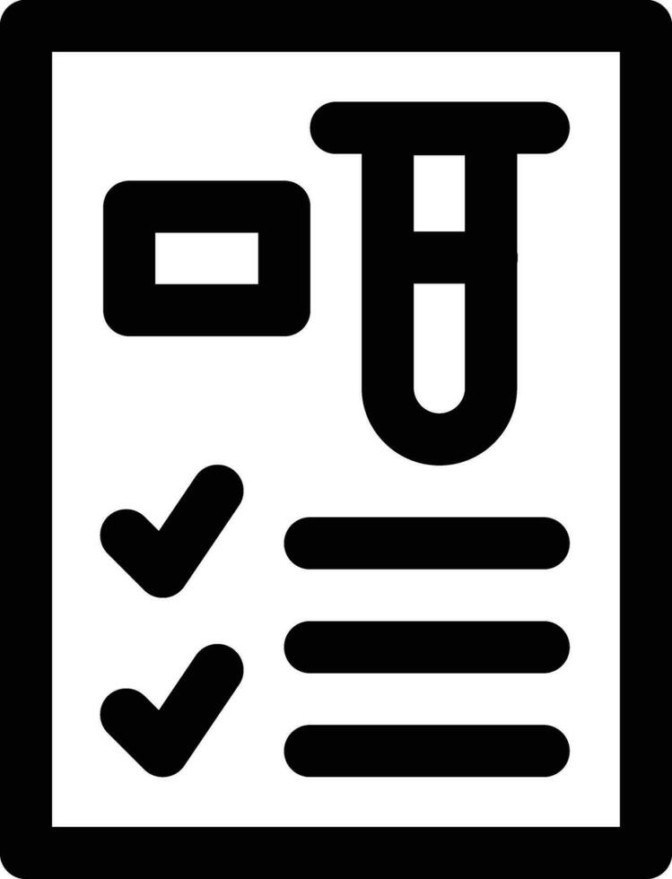Lab Report Vector Icon