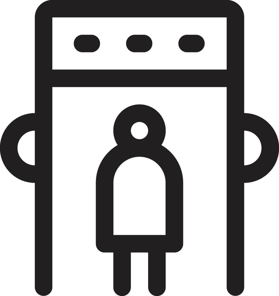 Security Gate Vector Icon