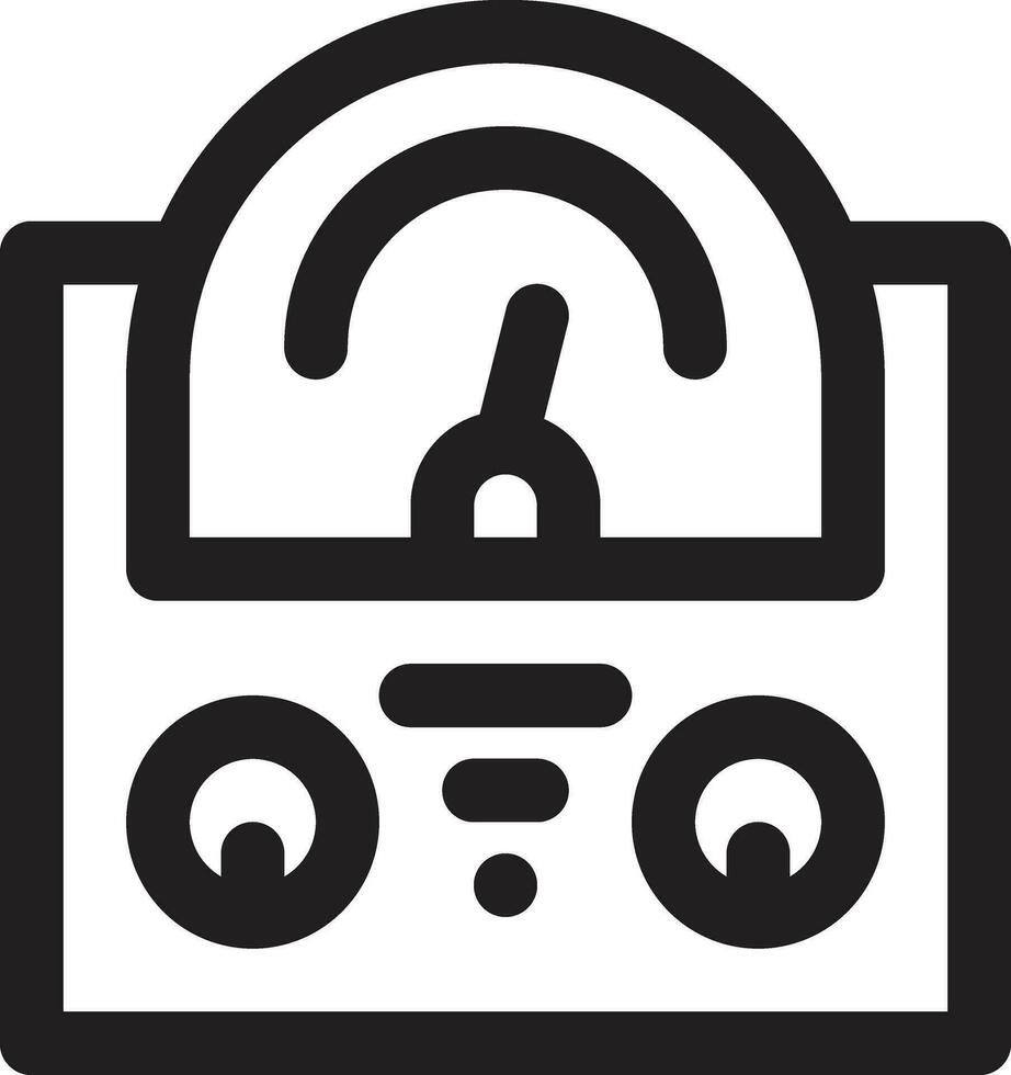 Voltmeter Vector Icon