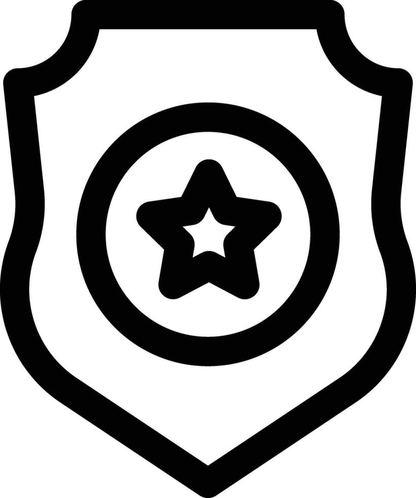 Police Badge Vector Icon