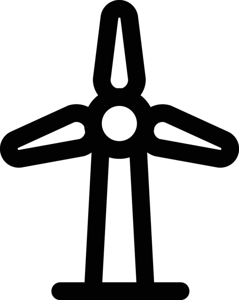 Windmill Vector Icon