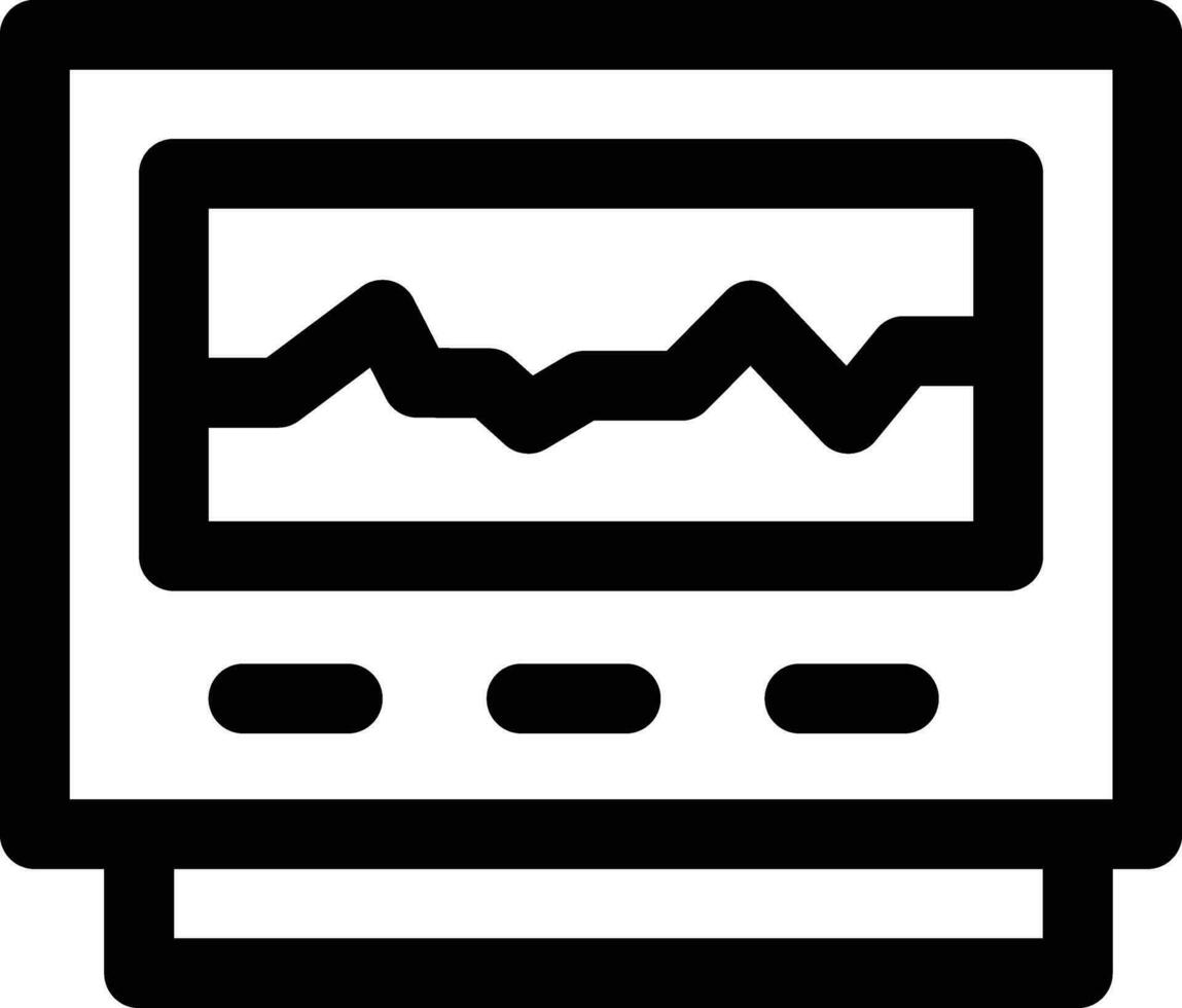 Oscilloscope Vector Icon