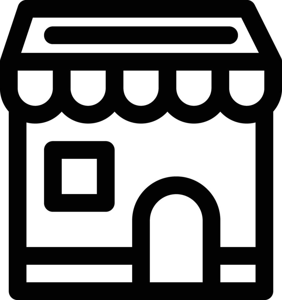 icono de vector de tienda