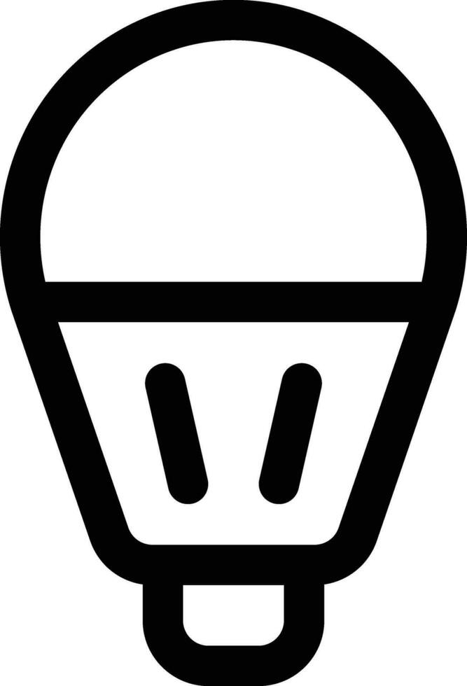 Led Bulb Vector Icon