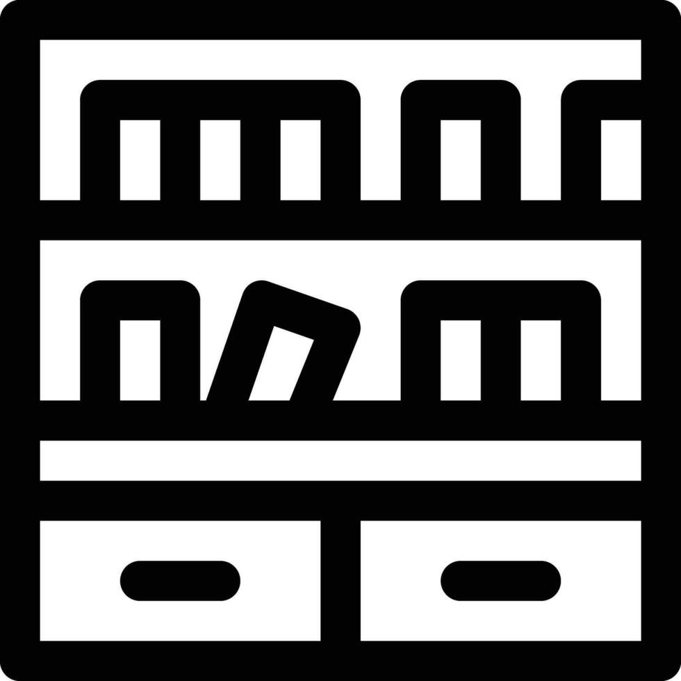 Book Case Vector Icon