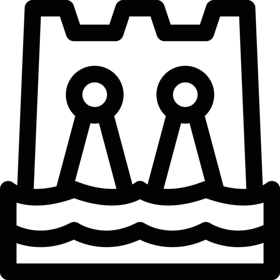 Hydro Power Vector Icon