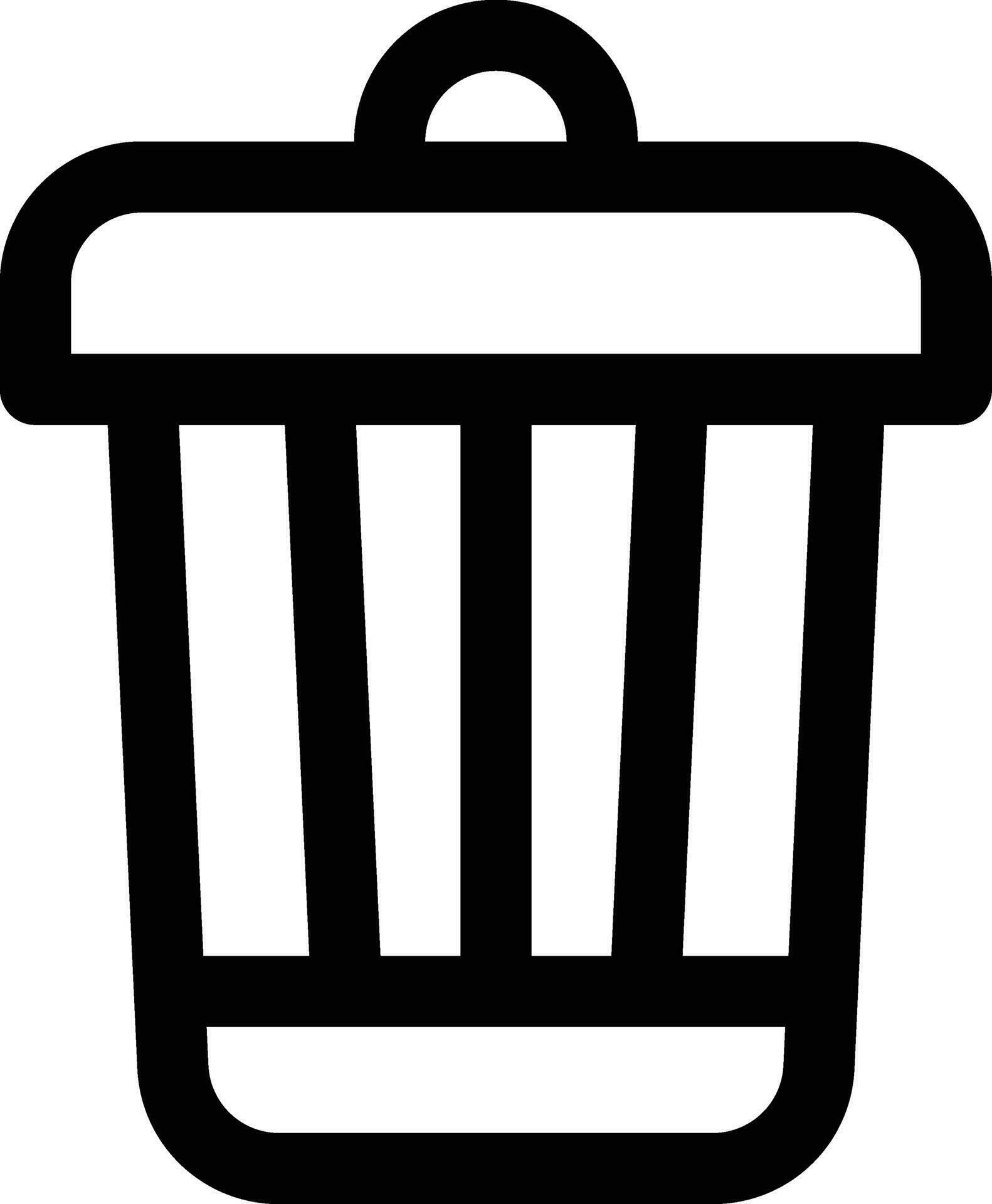 Trash Can Vector Icon 32531145 Vector Art at Vecteezy