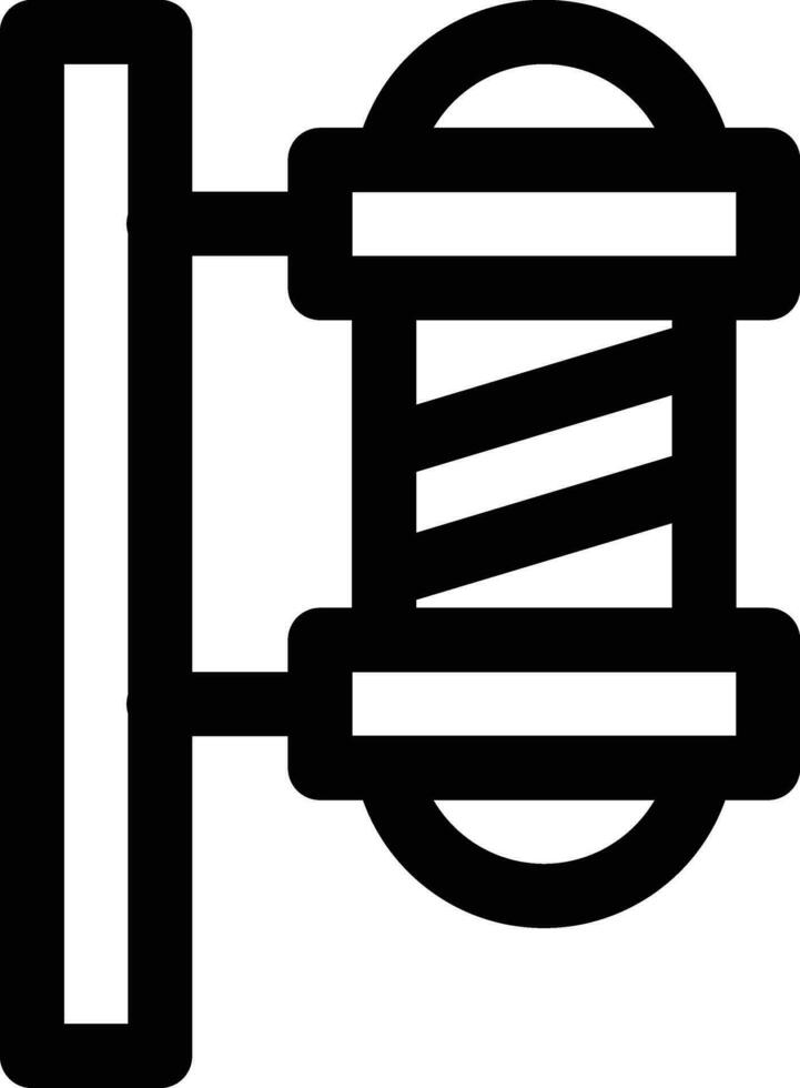 Barber Pole Vector Icon