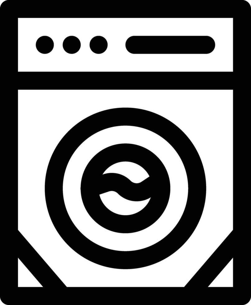 Washing Machine Vector Icon