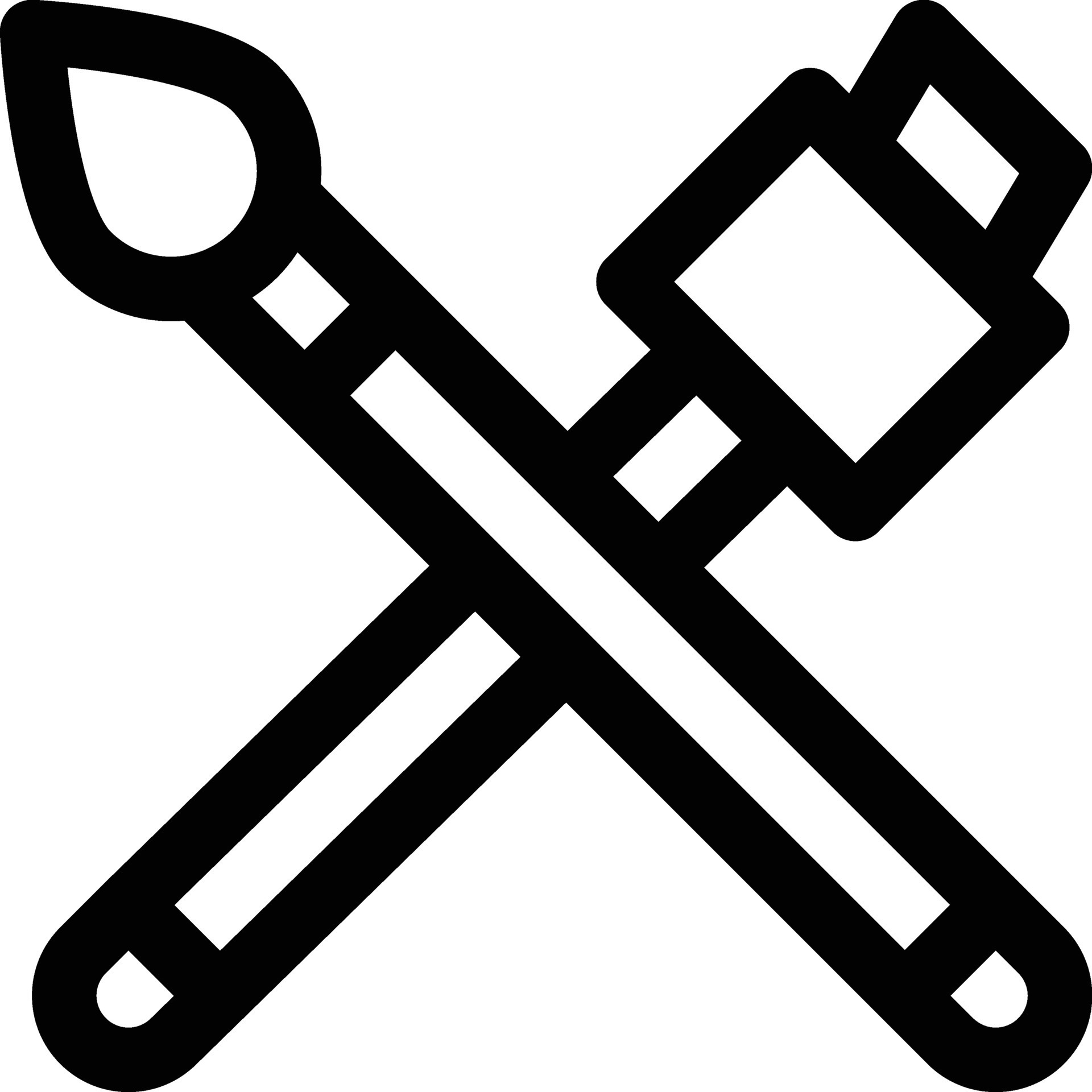 Paint Brushes Vector Icon 32531312 Vector Art at Vecteezy