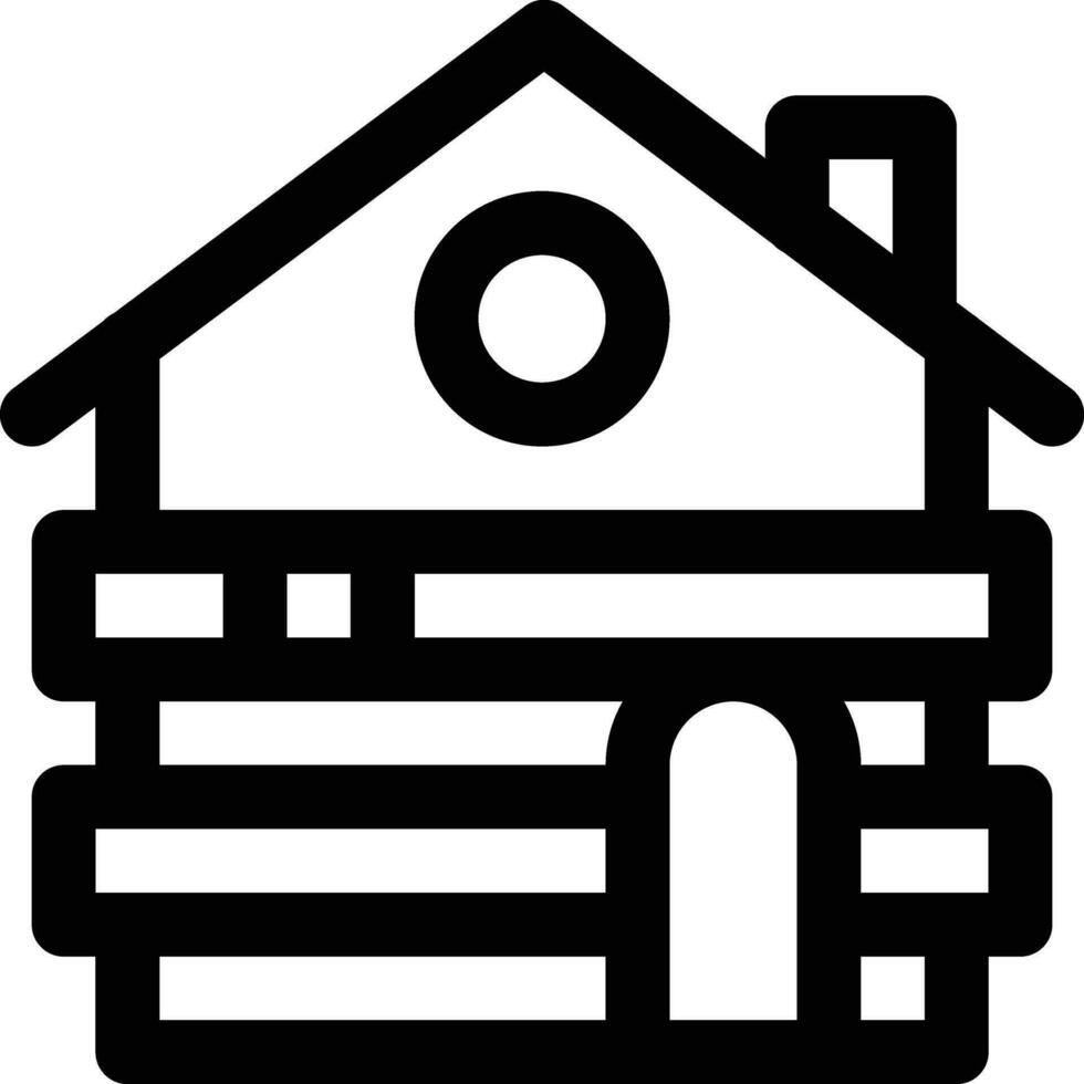 Cabin Vector Icon