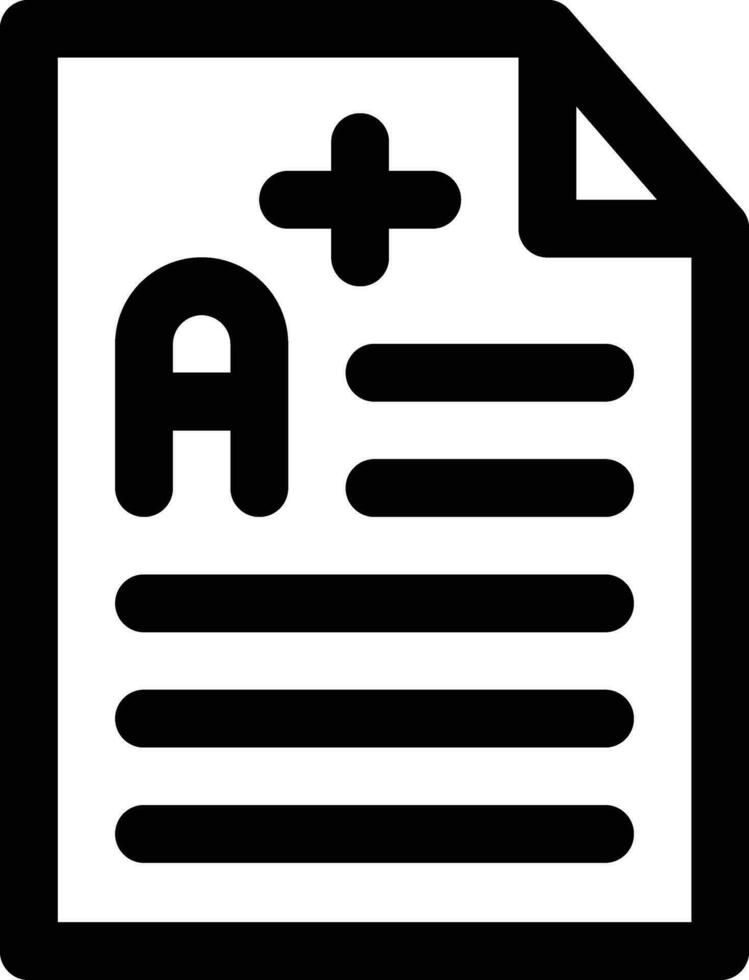 Report Card Vector Icon