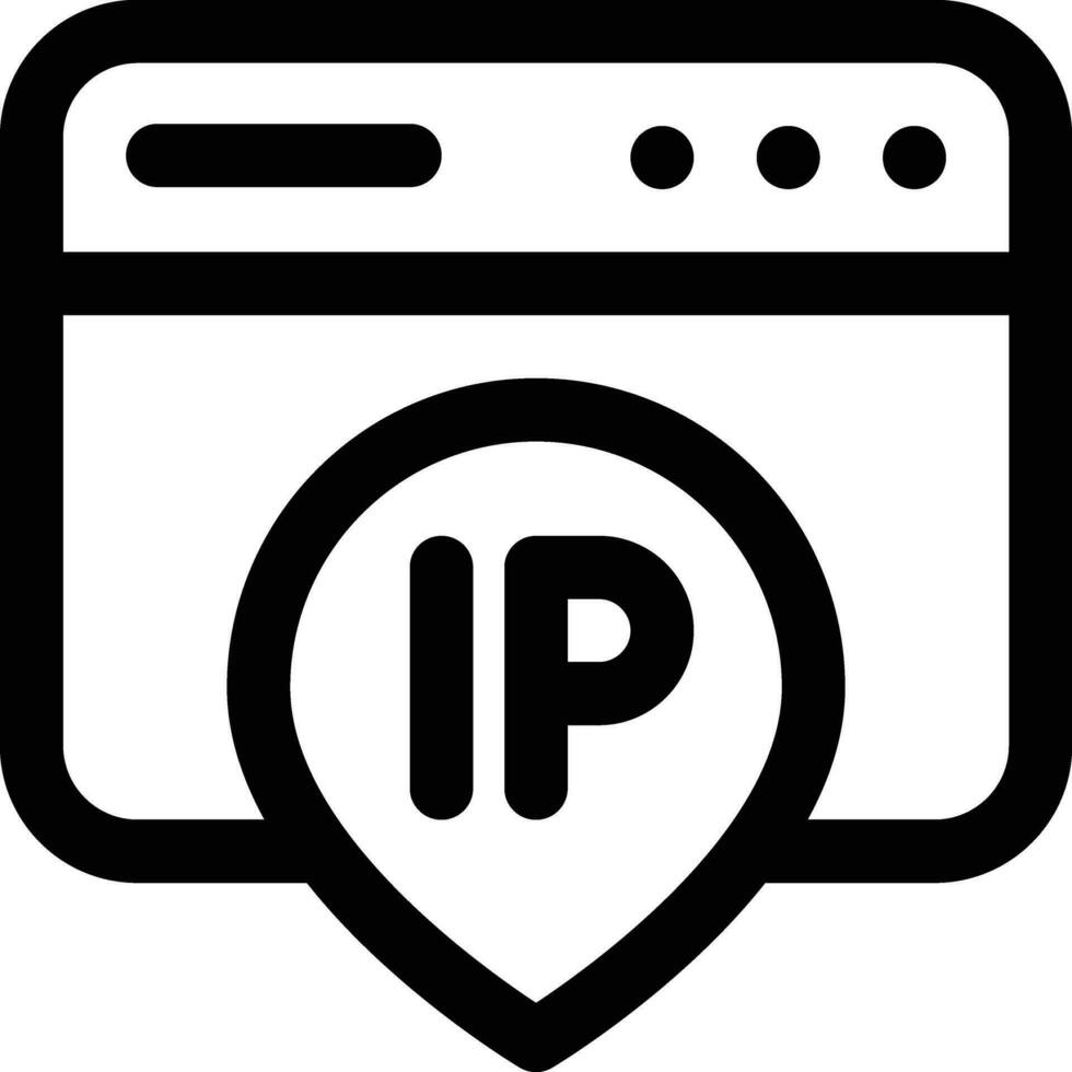 ip habla a vector icono