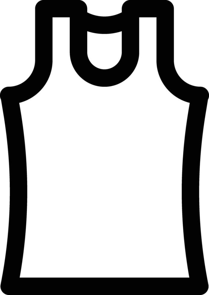 Sleeveless Shirt Vector Icon