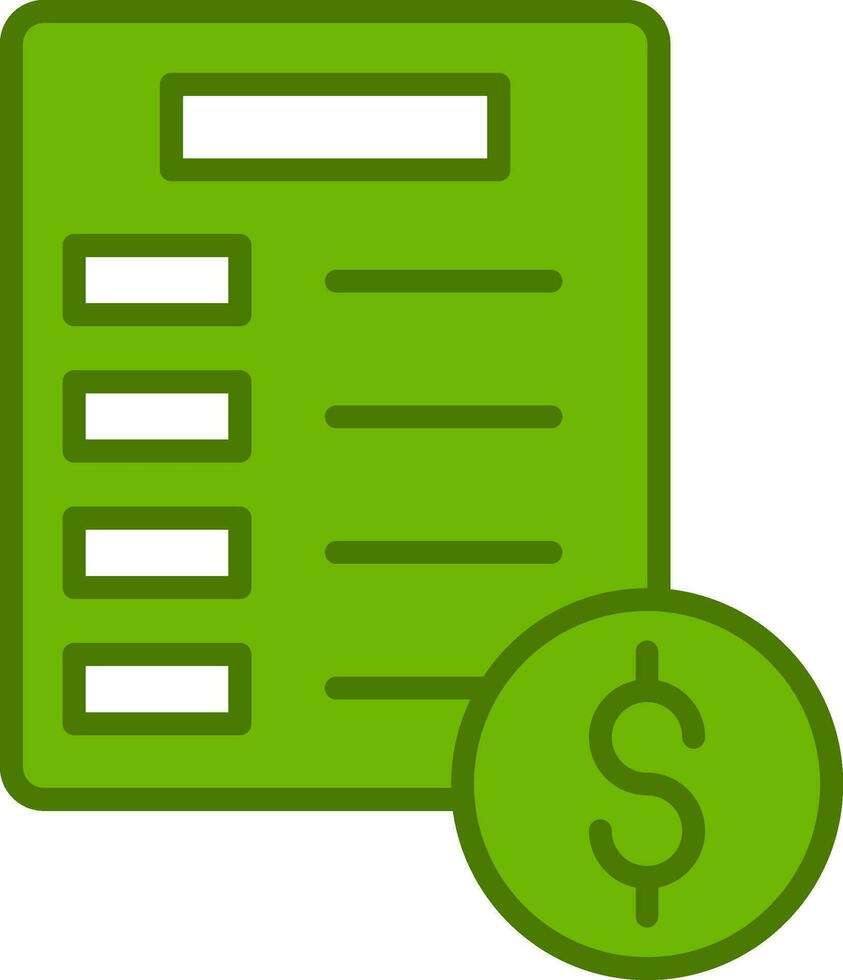 Invoice Vector Icon