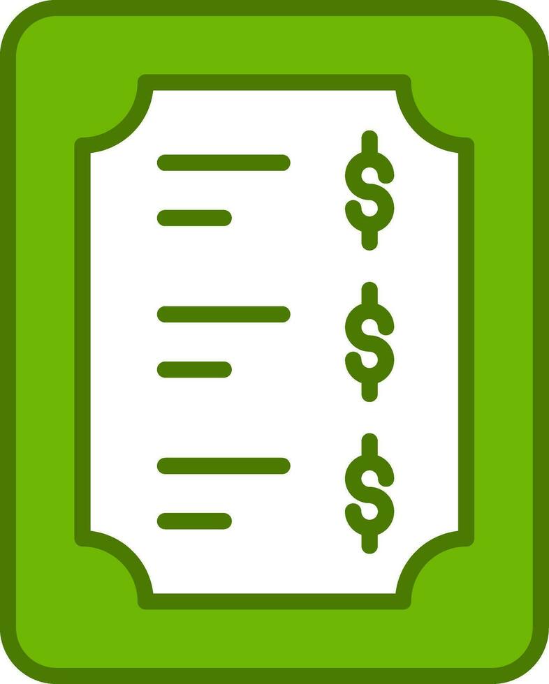 Price List Vector Icon