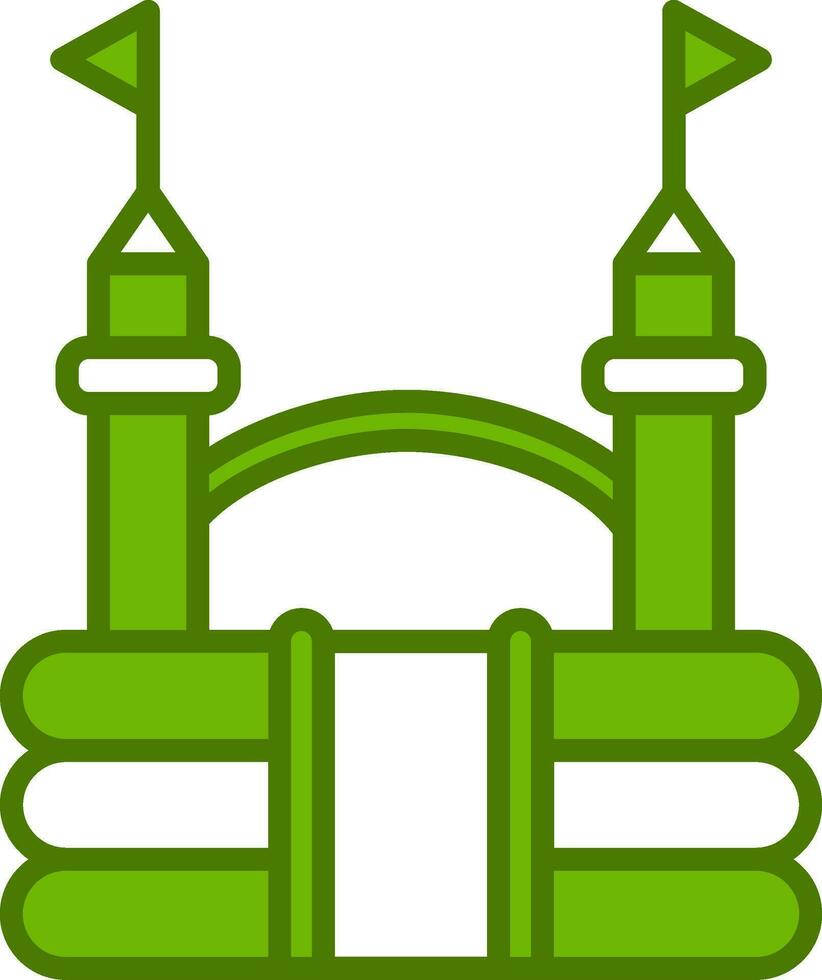 Bouncy Castle Vector Icon