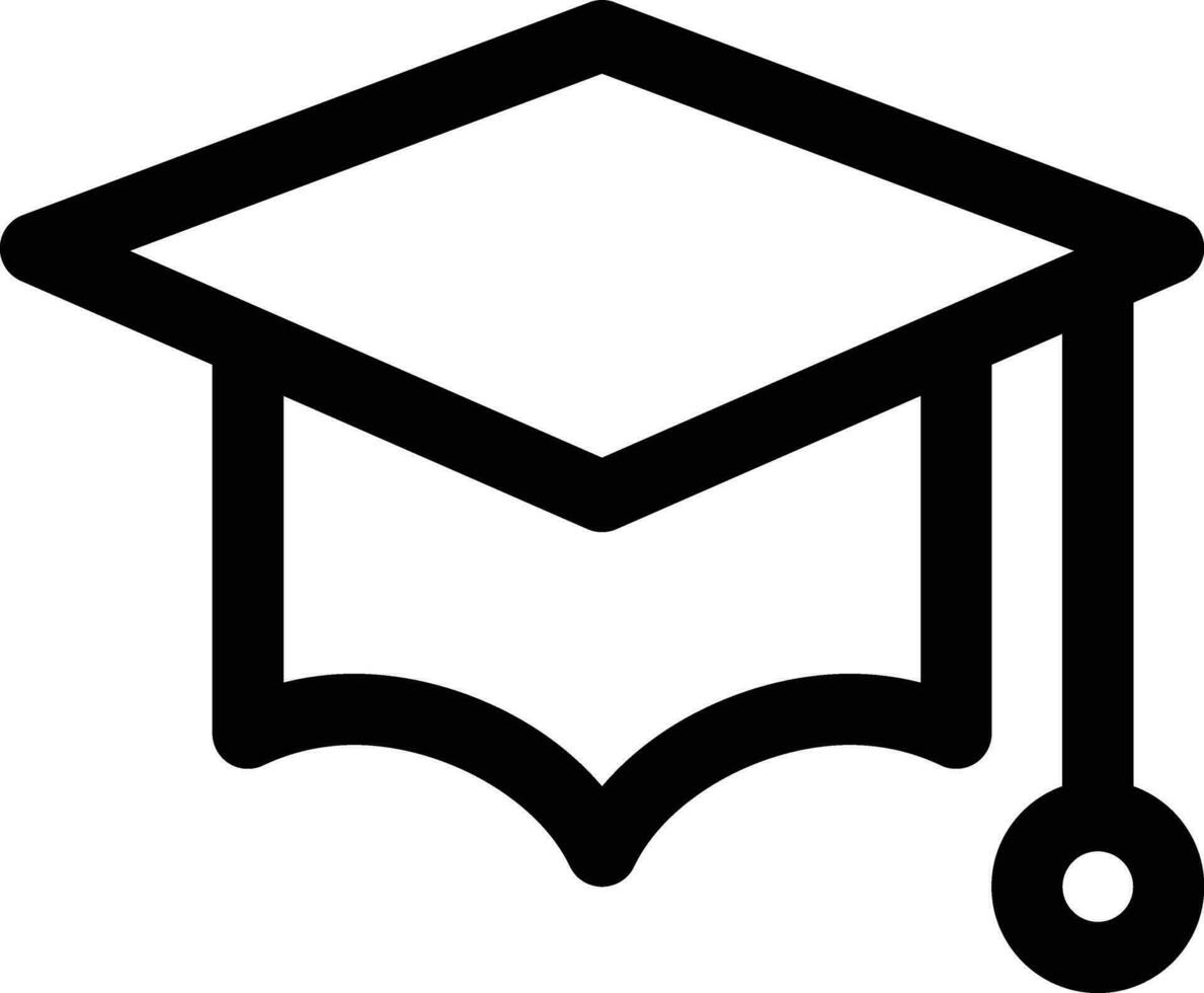 Graduate Hat Vector Icon