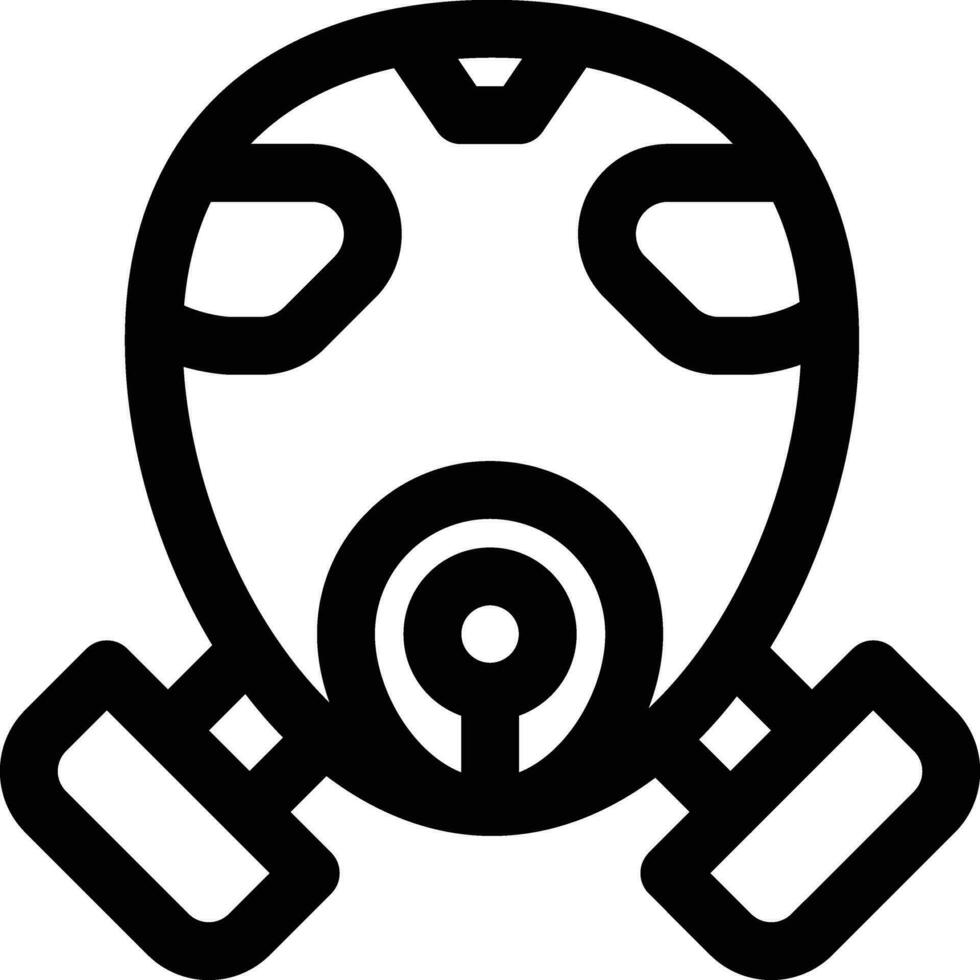 Gas Mask Vector Icon