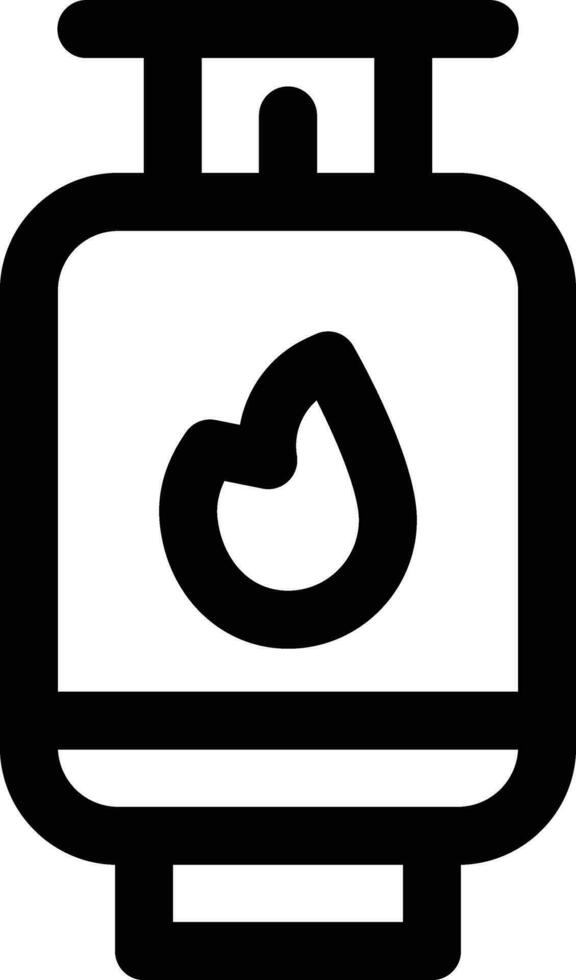 Gas Cylinder Vector Icon