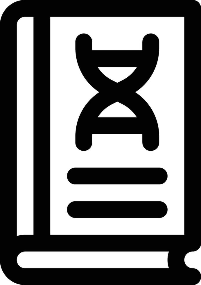 Biology Book Vector Icon