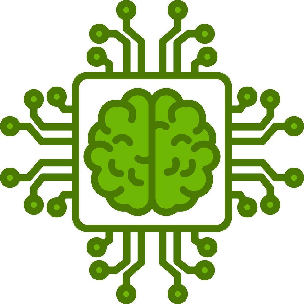 Artificial Intelligence Vector Icon